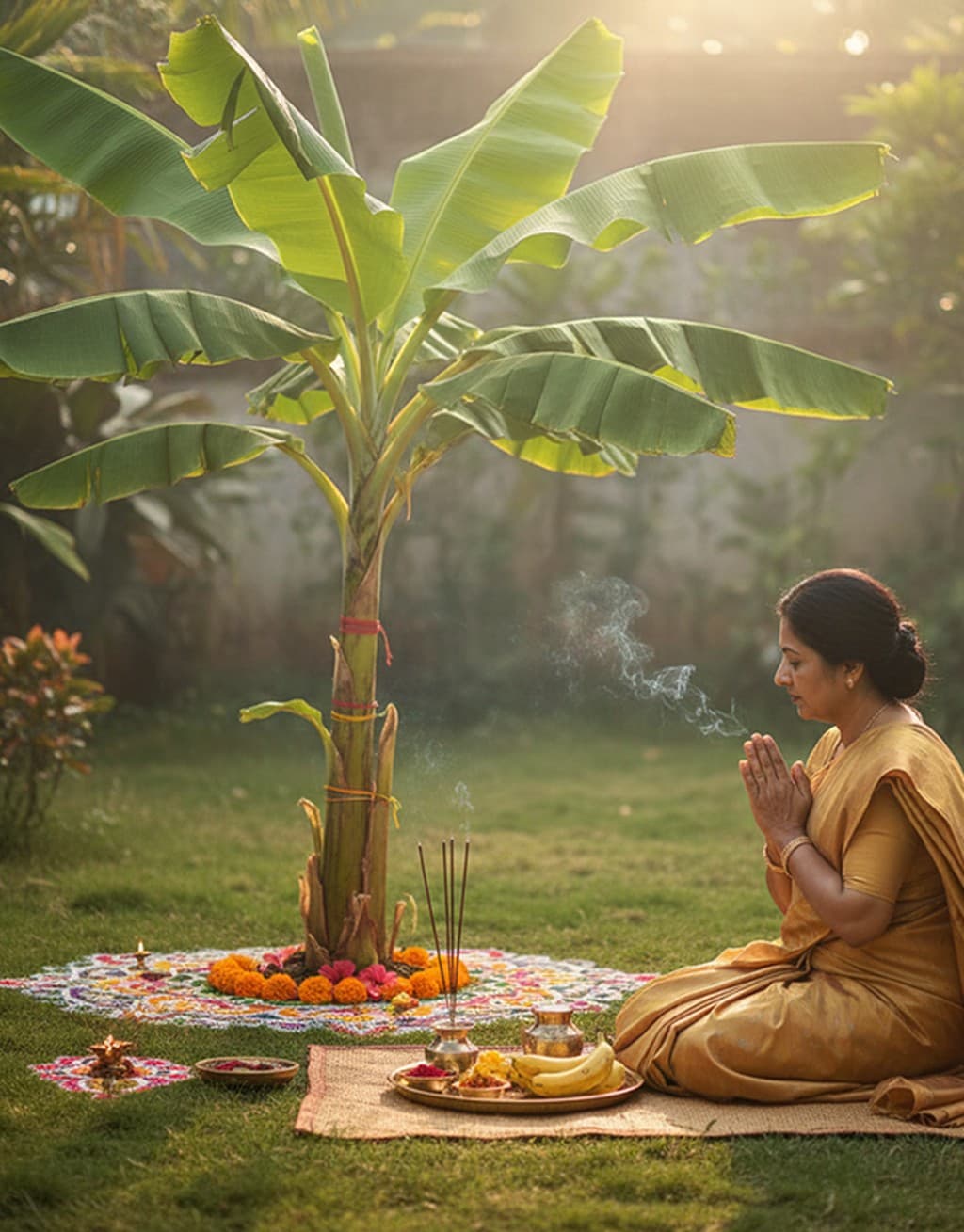 Banana Tree Puja