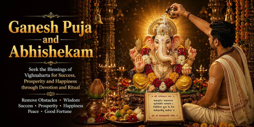 Ganesh Puja and Abhishekam