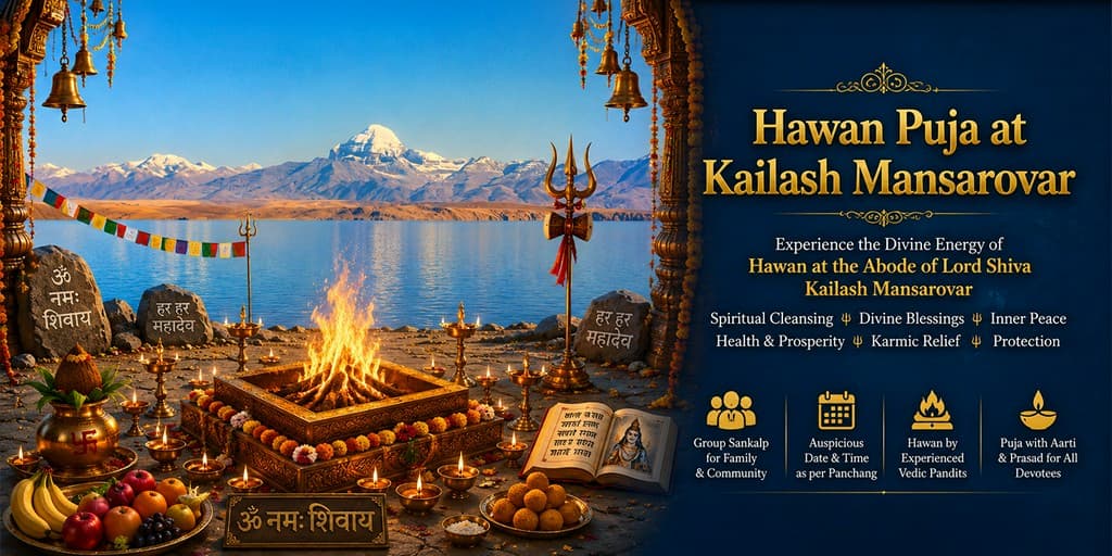Hawan Puja At Kailash Mansarovar – Group Puja Ceremony