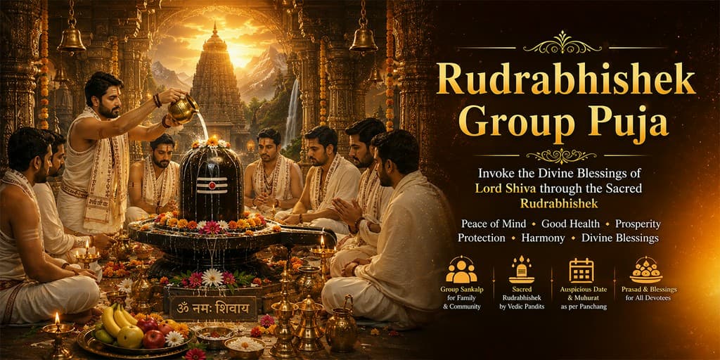 Rudrabhishek Group Puja – Group Puja Ceremony