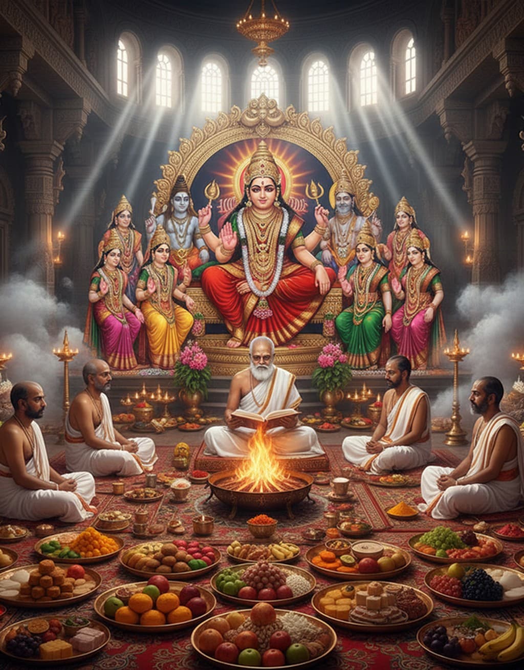 Tripura Sundari Shodashi Puja and Yajna